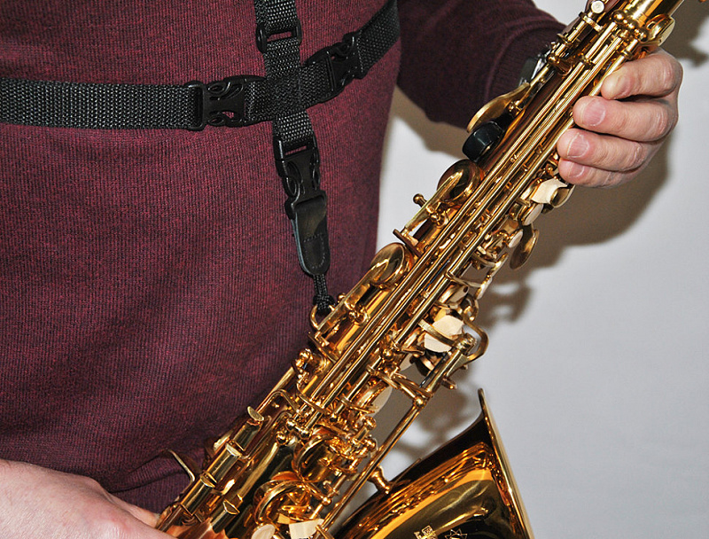 Ремень для саксофона с петлей Мозеръ SHT-03LJ в магазине Music-Hummer