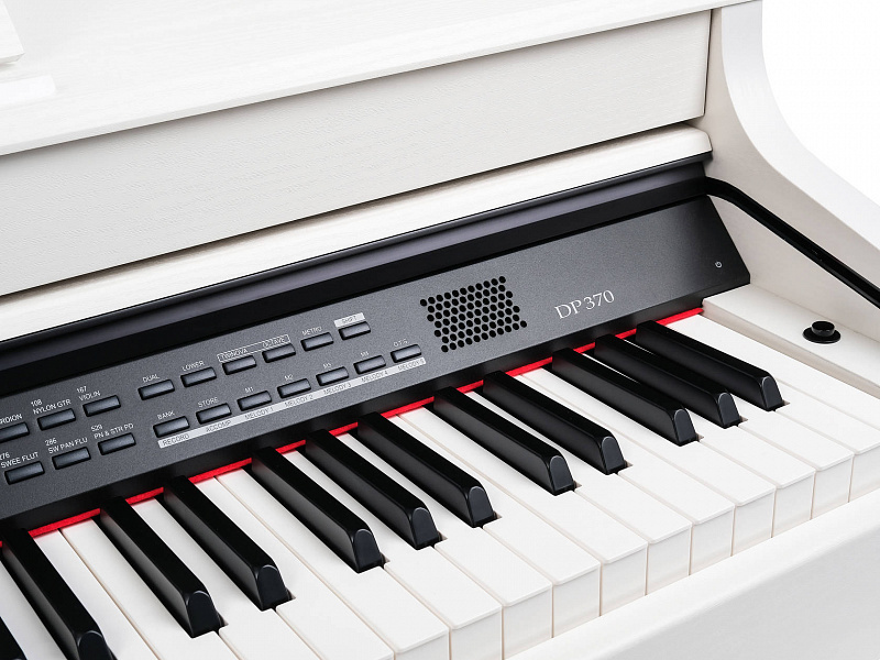 Цифровое пианино Medeli DP370-PVC-WH, белое, сатин в магазине Music-Hummer