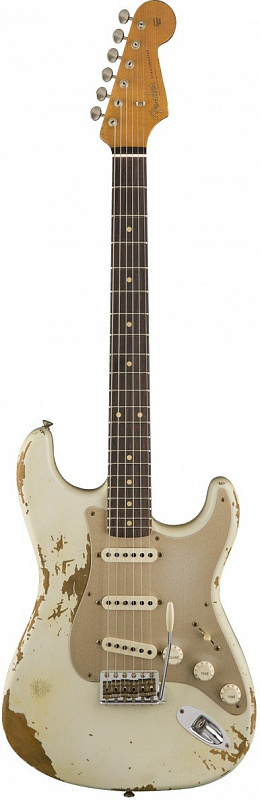 Fender Limited Edition Heavy Relic '59 Roasted Strat, Aged Olympic White в магазине Music-Hummer