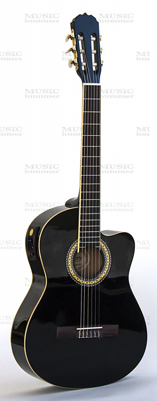 Euphony EC100EQ Black классическая гитара со звукоснимателем в магазине Music-Hummer