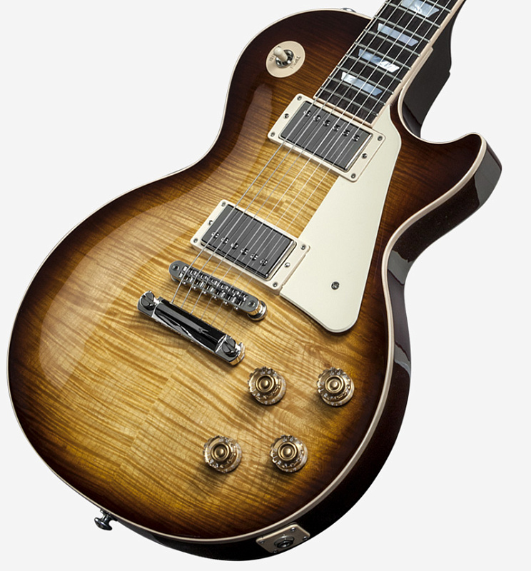 Фото Электрогитара GIBSON USA LES PAUL TRADITIONAL 2015 TOBACCO SUNBURST