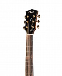 Gold-OC6-WCASE-NAT Электро-акустическая гитара, с вырезом, цвет натуральный, с чехлом, Cort