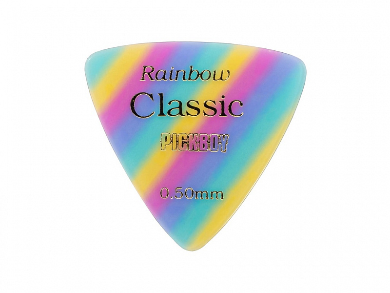 Медиаторы Pickboy GP-17RA/05 Celluloid Vintage Classic Rainbow в магазине Music-Hummer