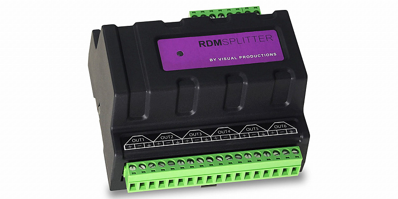 Сплиттер-усилитель VISUAL PRODUCTIONS RdmSplitter (TERMINAL) в магазине Music-Hummer