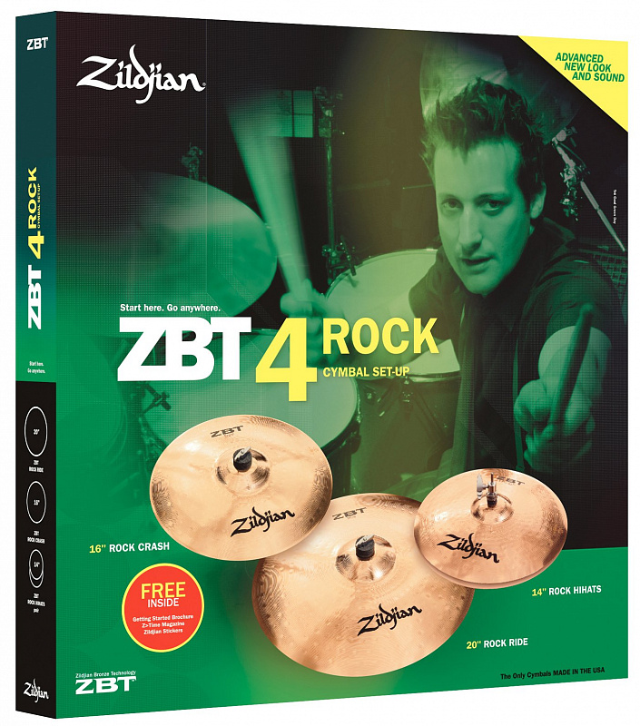 ZILDJIAN ZBT 4 ROCK BOX SET в магазине Music-Hummer