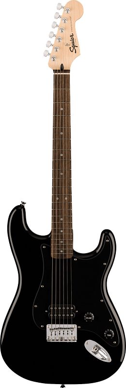 Фото Электрогитара FENDER SQUIER Sonic Stratocaster HT H, Laurel Fingerboard, Black Pickguard, Black
