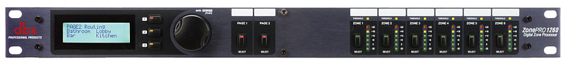 Аудио процессор для многозонных систем DBX Zonepro 1260 в магазине Music-Hummer
