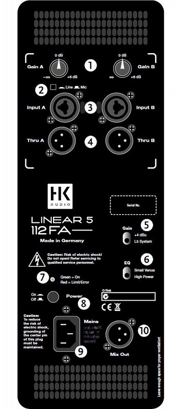 HK AUDIO Linear 3 112 FA в магазине Music-Hummer