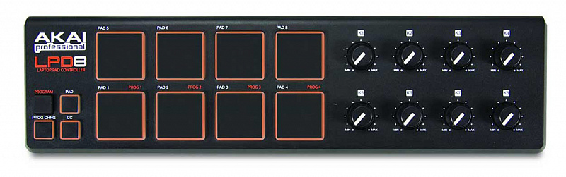 Портативный контроллер AKAI PRO LPD8 в магазине Music-Hummer