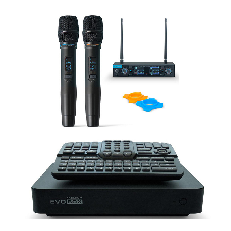 Караоке-система Evolution EVOBOX Premium с микрофонами в магазине Music-Hummer