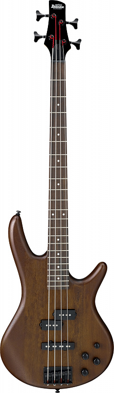 IBANEZ GIO GSR200B-WNF WALNUT FLAT бас-гитара, цвет ореховый матовый в магазине Music-Hummer
