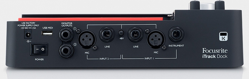 FOCUSRITE iTrack Dock Настольный аудио интерфейс для записи на iPad в магазине Music-Hummer