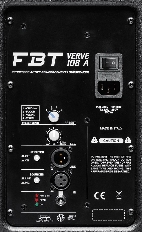 FBT Verve 108A в магазине Music-Hummer