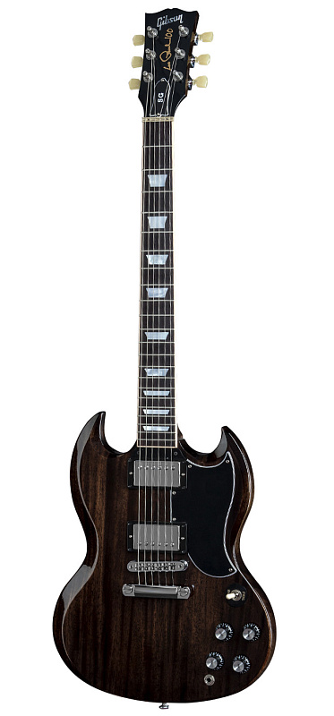 Фото Электрогитара GIBSON USA SG STANDARD 2015 TRANSLUCENT EBONY