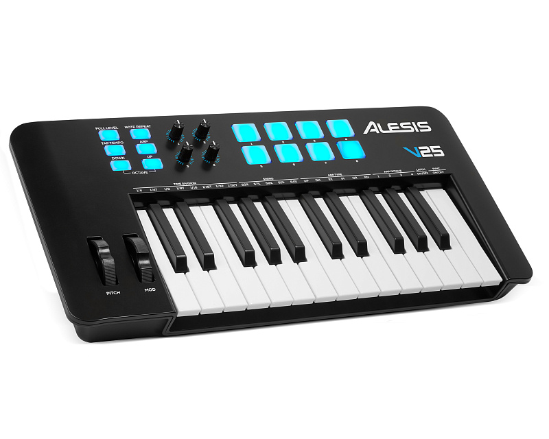 Фото Миди клавиатура 25 клавиш ALESIS V25MKII