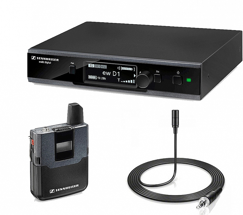 Комплект цифровой беспроводной системы Sennheiser ew D1-ME2-H-EU в магазине Music-Hummer