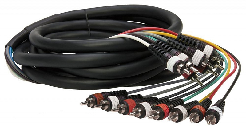 Reloop Cable Multi-RCA 3.0 m Готовый кабель в магазине Music-Hummer