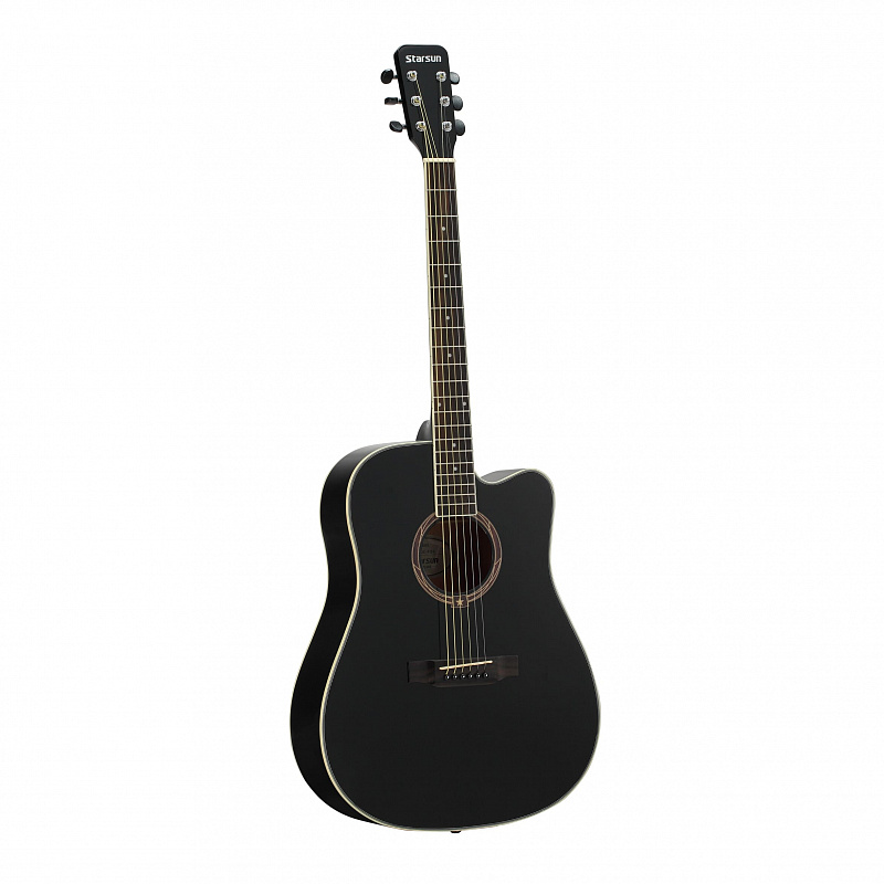 Акустическая гитара STARSUN DG220c-p Black в магазине Music-Hummer