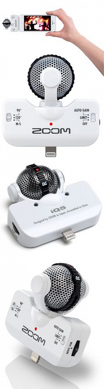 Zoom iQ5W Микрофон в магазине Music-Hummer