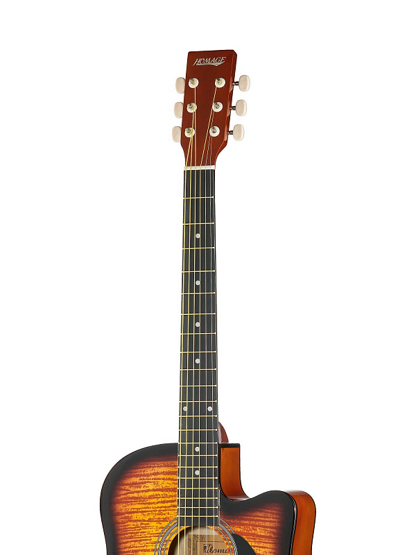 LF-3800CT-SB Фольковая гитара вырез HOMAGE в магазине Music-Hummer