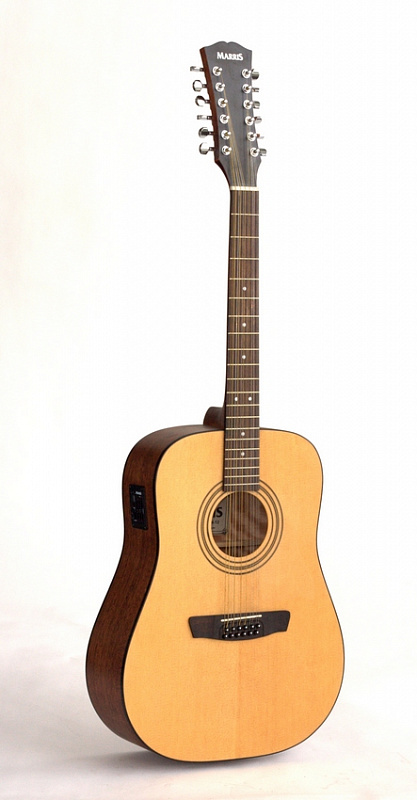 12-и струнная электроакустическая гитара Marris DE306-12 в магазине Music-Hummer