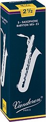 Vandoren SR2435  трости для баритон-саксофона , традиционные (синяя пачка), №3.5, (упаковка 5 шт. )