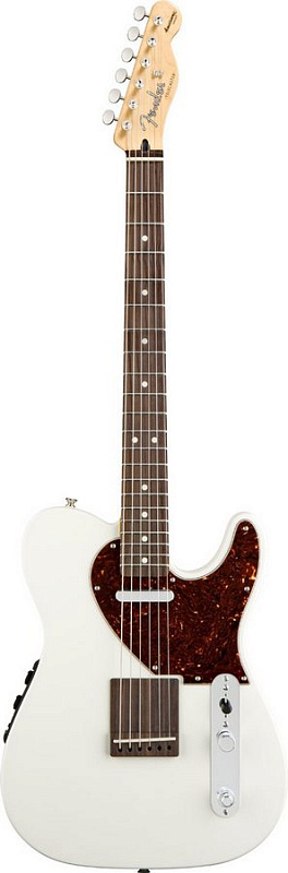 Электроакустическая гитара FENDER ACOUSTASONIC TELE® OLYMPIC WHITE 2010 в магазине Music-Hummer