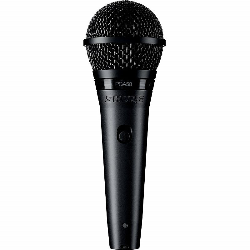 SHURE PGA58-QTR-E кардиоидный вокальный микрофон c выключателем, с кабелем XLR -1/4' в магазине Music-Hummer