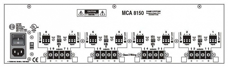 BIAMP MCA 8150 в магазине Music-Hummer