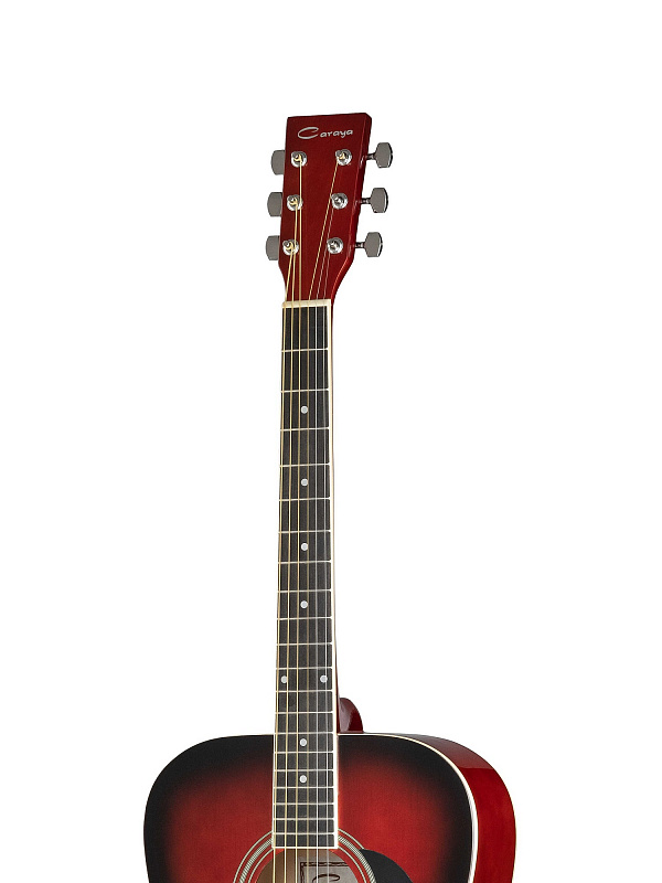 Акустическая гитара, красный санберст, Caraya F630-RDS в магазине Music-Hummer