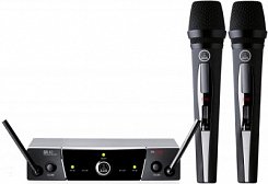 AKG WMS40Pro dual vocal радиосистема с 2-мя вокальными передатчиками с капсюлями D880