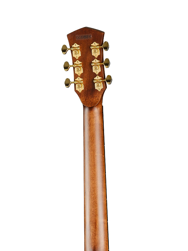 Фото Gold-OC6-Bocote-WCASE-NAT Gold Series Электро-акустическая гитара, цвет натуральный, с чехлом, Cort
