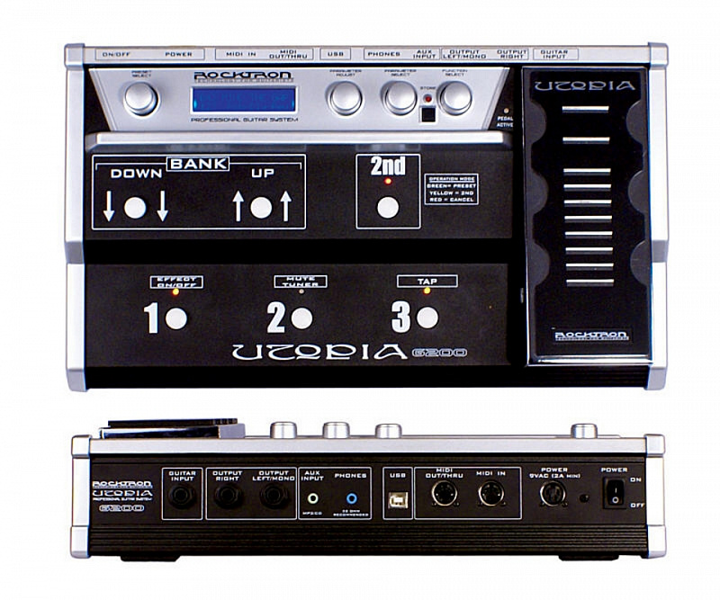 ROCKTRON UTOPIA G200 Напольный гитарный процессор эффектов в магазине Music-Hummer