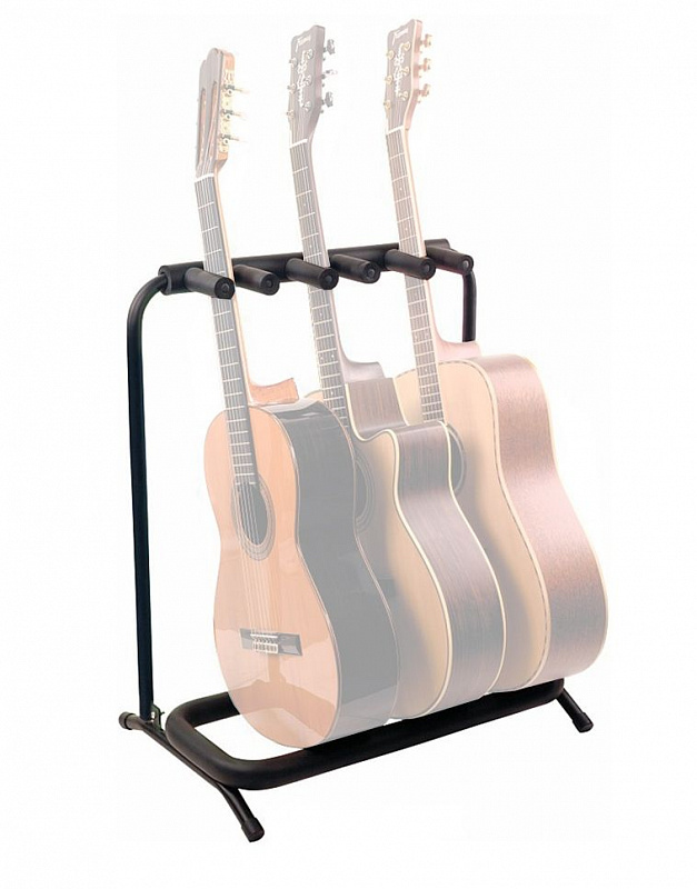 Rockstand RS20870 B/ 2  стойка для 3-ёх акустических гитар с держателем грифа в магазине Music-Hummer