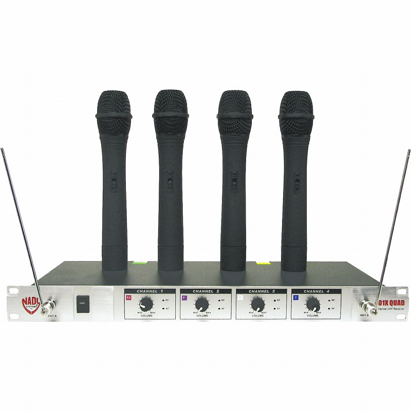 Nady 401x quad ht четырехканальная радиомикрофонная система в магазине Music-Hummer