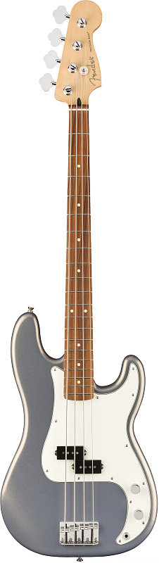Fender Player Precision Bass®, Pau Ferro Fingerboard, Silver в магазине Music-Hummer