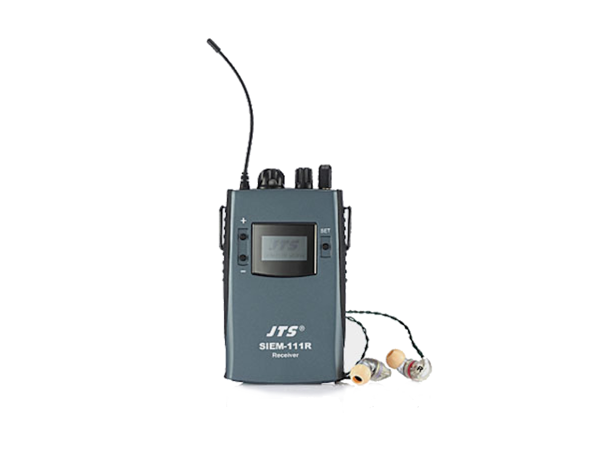 Беспроводная мониторная система JTS SIEM-111R (722~746МГц): UHF-ресивер одноканальный, лимитер, выхо