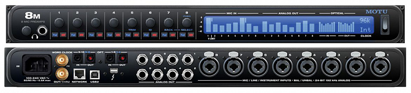 MOTU 8M Многоканальная система записи в магазине Music-Hummer
