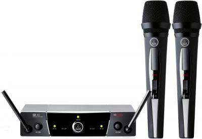 AKG WMS40Pro dual vocal радиосистема с 2-мя вокальными передатчиками с капсюлями D880 в магазине Music-Hummer