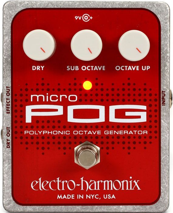 Фото Electro-Harmonix Micro POG SALE  гитарная педаль Polyphonic Octave Generator