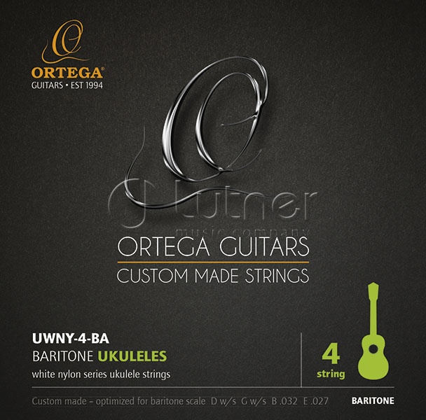 Фото Комплект струн Ortega UWNY-4-BA  для укулеле баритон