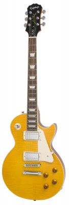 Фото Электрогитара EPIPHONE LES PAUL STANDARD PLUS TRANS AMBER CH