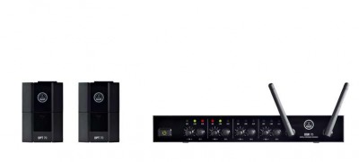 AKG DMS70 Q Instrumental Set Dual - цифровая радиосистема с 2мя поясным передатчиками, возможность расширения до 4х передатчиков в магазине Music-Hummer