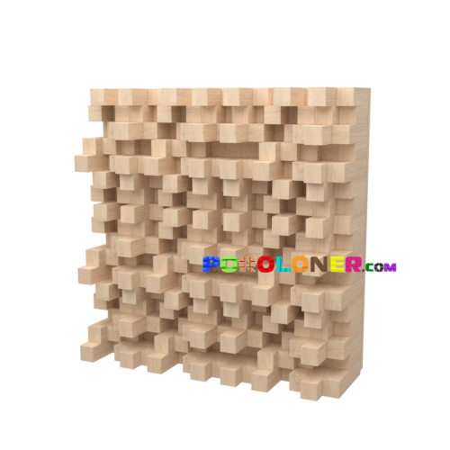 Деревянная акустическая панель — Пиксели в магазине Music-Hummer