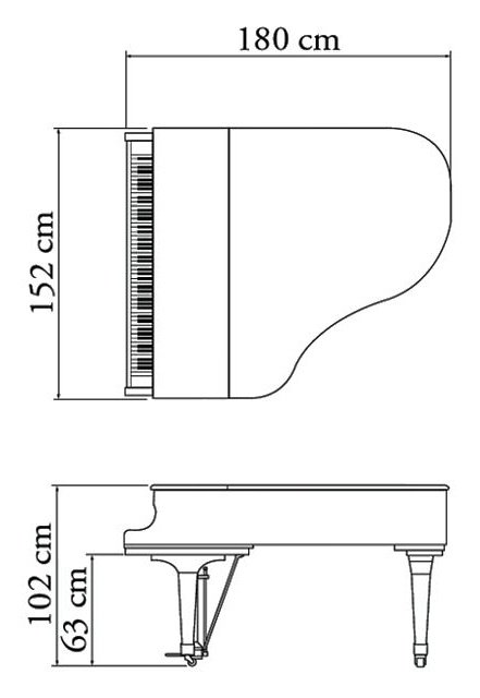 Фото Рояль Kawai GX-2 M/PEP, чёрный полированный