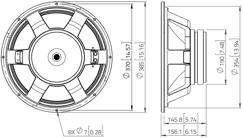 Фото Динамик 15" Lavoce WXF15.400