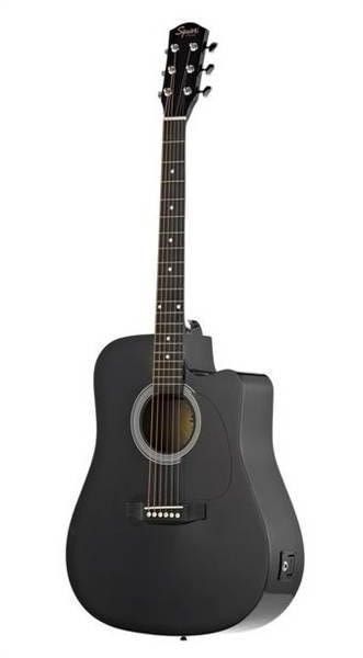 Фото Электроакустическая гитара FENDER SQUIER SA-105CE Black