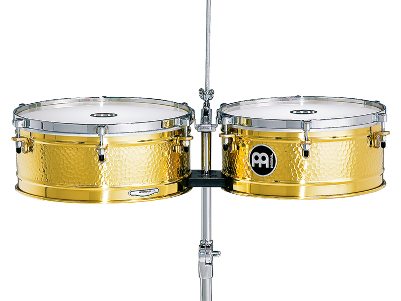 Фото Тимбалес 14"+15" Meinl LC1BRASS Artist Luis Conte 