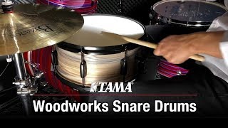 Малый барабан TAMA WP148BK-BOW WOODWORKS SERIES SNARE DRUM в магазине Music-Hummer