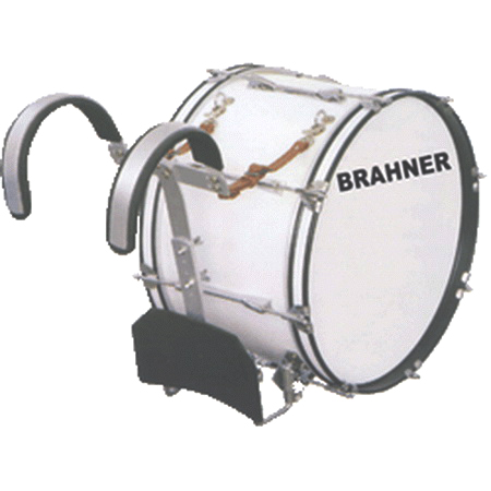 BRAHNER MBD-2612/WH БАС-барабан (маршевый) в магазине Music-Hummer